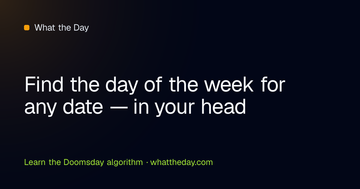 whattheday.com image